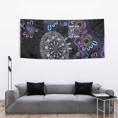 First Nations Darts NAIDOC 2026 Tapestry Aboriginal Dot Art
