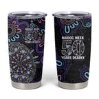 First Nations Darts NAIDOC 2026 Tumbler Cup Aboriginal Dot Art