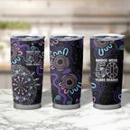 First Nations Darts NAIDOC 2026 Tumbler Cup Aboriginal Dot Art