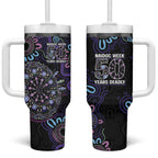 First Nations Darts NAIDOC 2026 Tumbler With Handle Aboriginal Dot Art