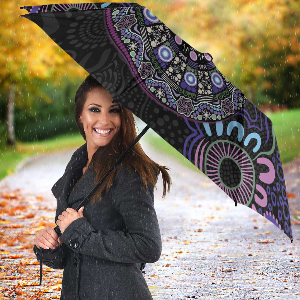 First Nations Darts NAIDOC 2026 Umbrella Aboriginal Dot Art