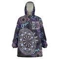 First Nations Darts NAIDOC 2026 Wearable Blanket Hoodie Aboriginal Dot Art