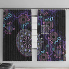 First Nations Darts NAIDOC 2026 Window Curtain Aboriginal Dot Art