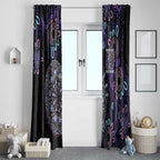 First Nations Darts NAIDOC 2026 Window Curtain Aboriginal Dot Art
