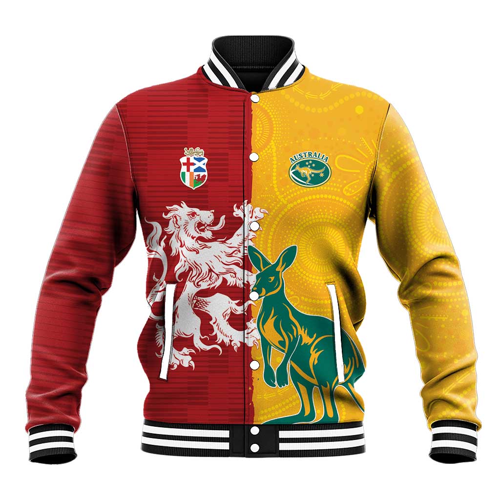 Custom British Lions Australia Baseball Jacket Unique Style - Aussie Hoodie