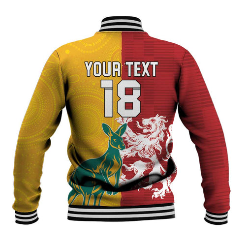 Custom British Lions Australia Baseball Jacket Unique Style - Aussie Hoodie