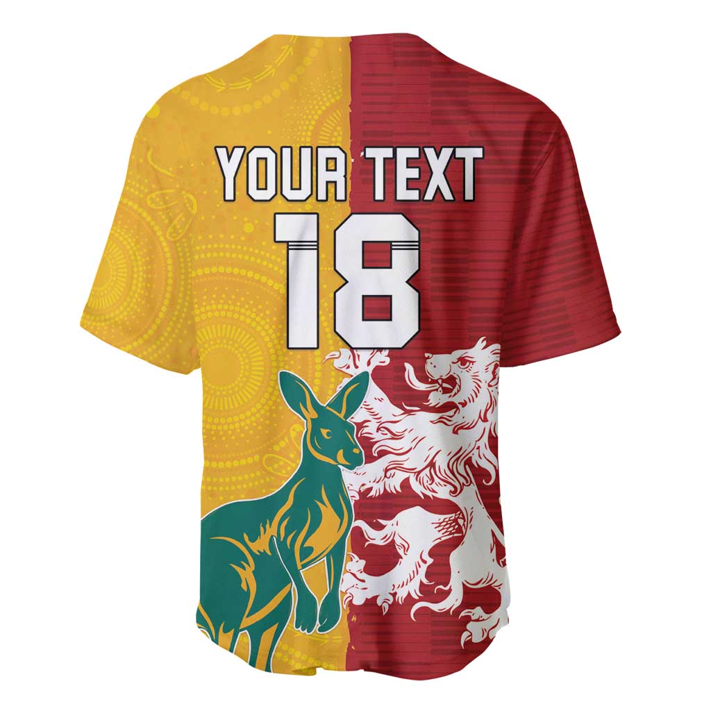 Custom British Lions Australia Baseball Jersey Unique Style - Aussie Hoodie