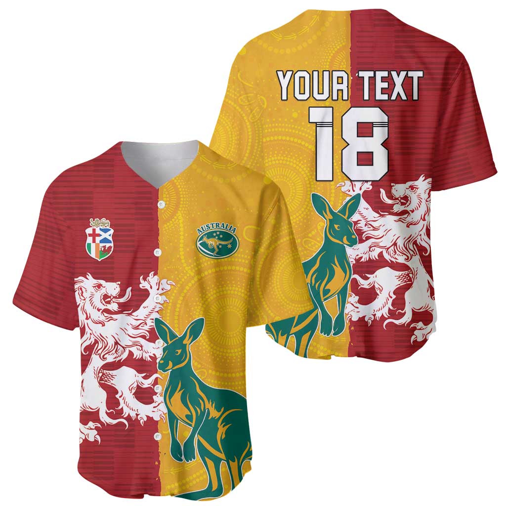 Custom British Lions Australia Baseball Jersey Unique Style - Aussie Hoodie