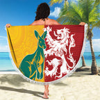 Custom British Lions Australia Beach Blanket Unique Style - Aussie Hoodie