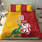 Custom British Lions Australia Bedding Set Unique Style - Aussie Hoodie