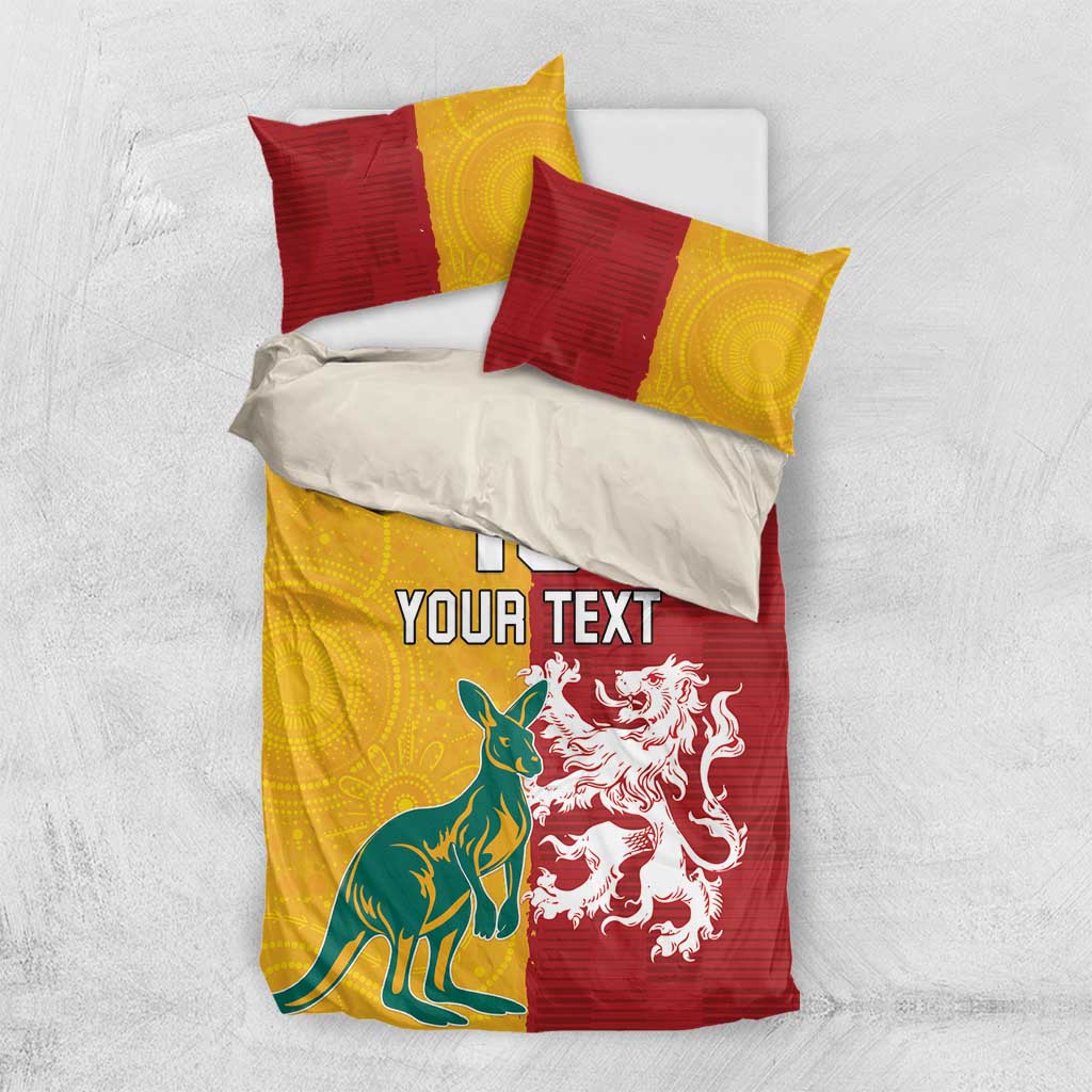 Custom British Lions Australia Bedding Set Unique Style - Aussie Hoodie