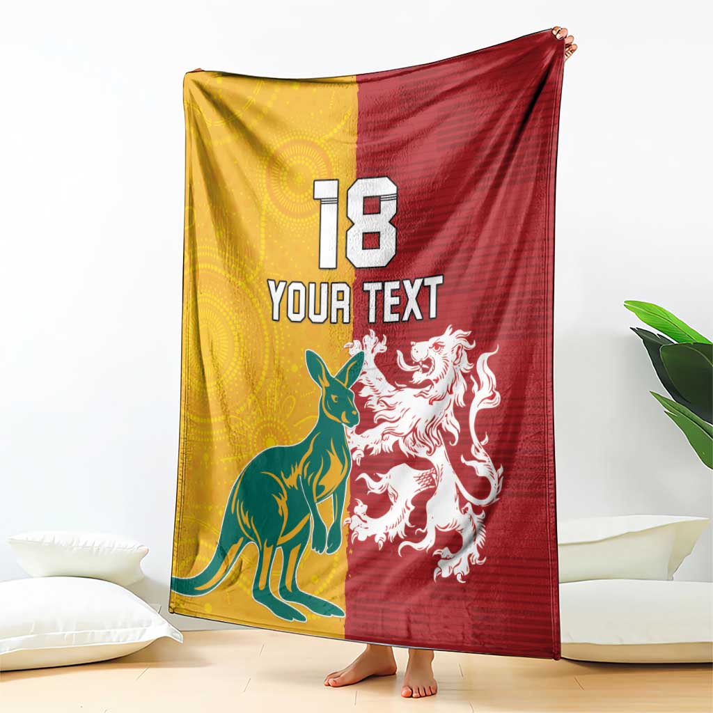 Custom British Lions Australia Blanket Unique Style - Aussie Hoodie