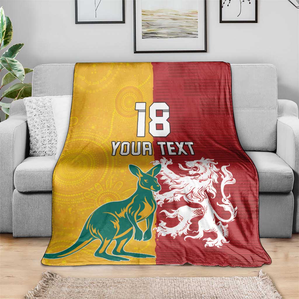 Custom British Lions Australia Blanket Unique Style - Aussie Hoodie