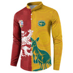 Custom British Lions Australia Button Sweatshirt Unique Style - Aussie Hoodie