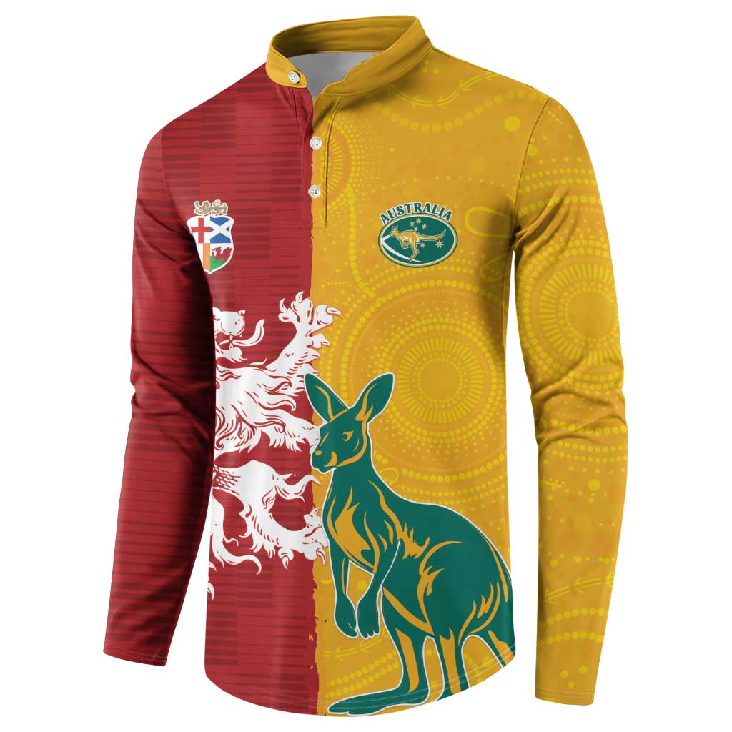 Custom British Lions Australia Button Sweatshirt Unique Style - Aussie Hoodie