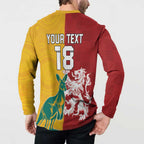 Custom British Lions Australia Button Sweatshirt Unique Style - Aussie Hoodie
