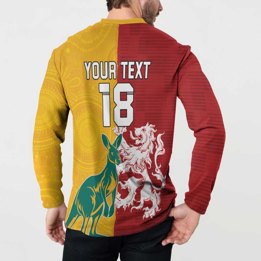Custom British Lions Australia Button Sweatshirt Unique Style - Aussie Hoodie