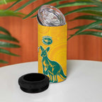 Custom British Lions Australia 4 in 1 Can Cooler Tumbler Unique Style - Aussie Hoodie