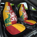 Custom British Lions Australia Car Seat Cover Unique Style - Aussie Hoodie