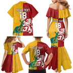 Custom British Lions Australia Family Matching Mermaid Dress and Hawaiian Shirt Unique Style - Aussie Hoodie