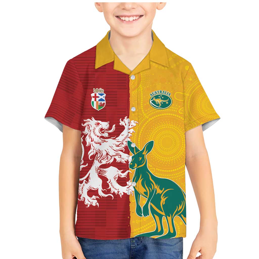 Custom British Lions Australia Family Matching Mermaid Dress and Hawaiian Shirt Unique Style - Aussie Hoodie