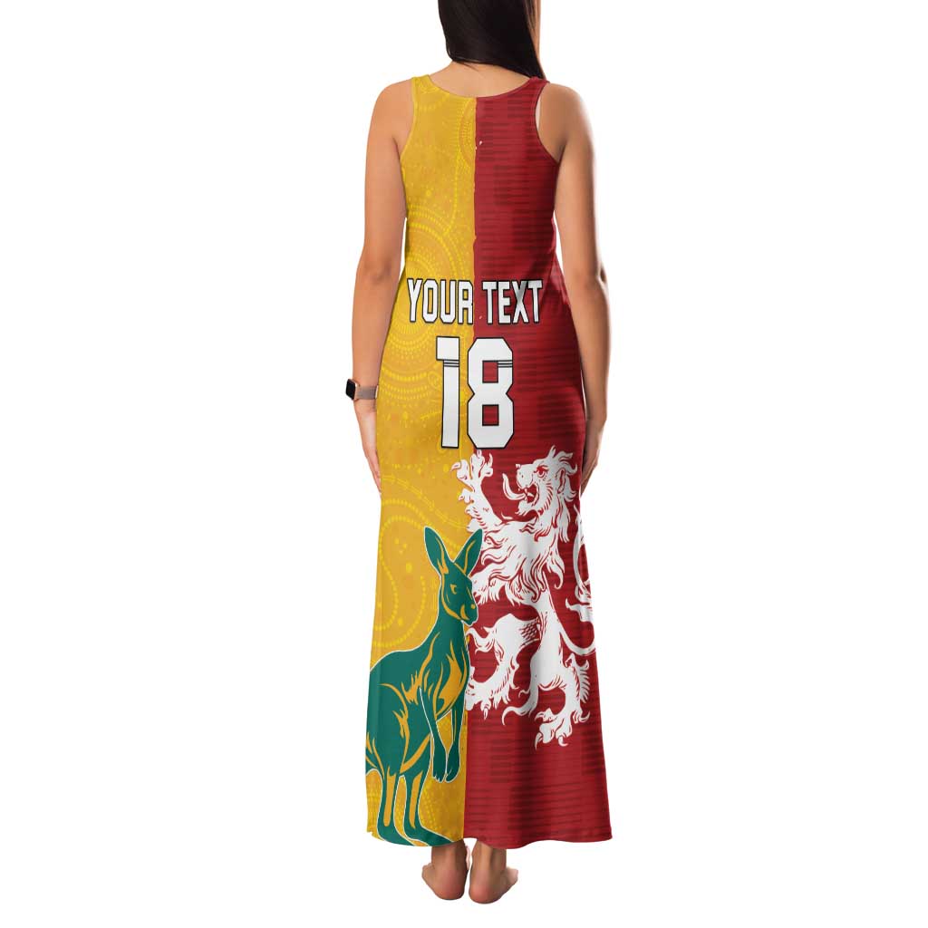 Custom British Lions Australia Family Matching Tank Maxi Dress and Hawaiian Shirt Unique Style - Aussie Hoodie