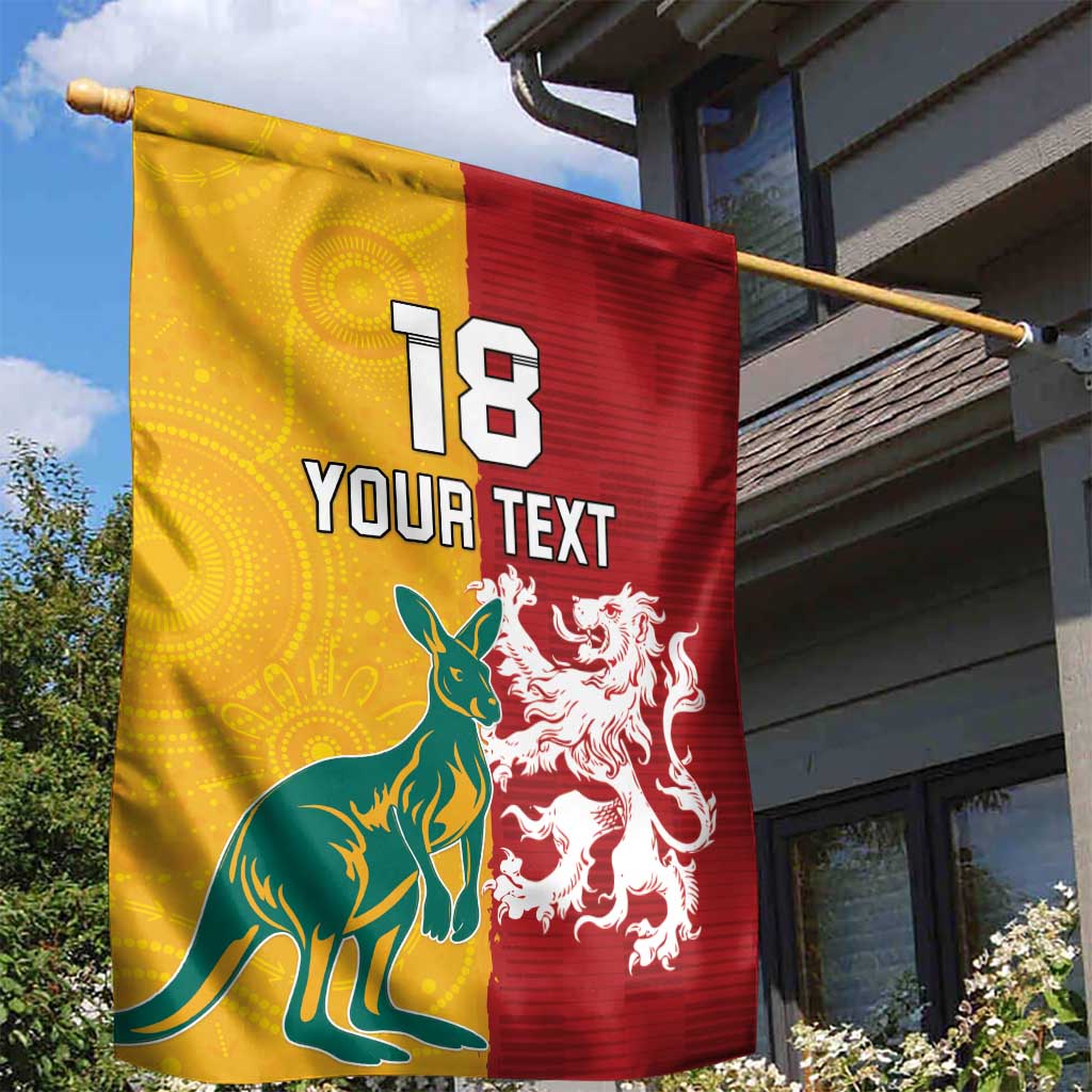 Custom British Lions Australia Garden Flag Unique Style - Aussie Hoodie
