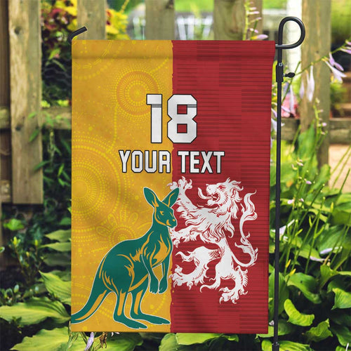 Custom British Lions Australia Garden Flag Unique Style - Aussie Hoodie