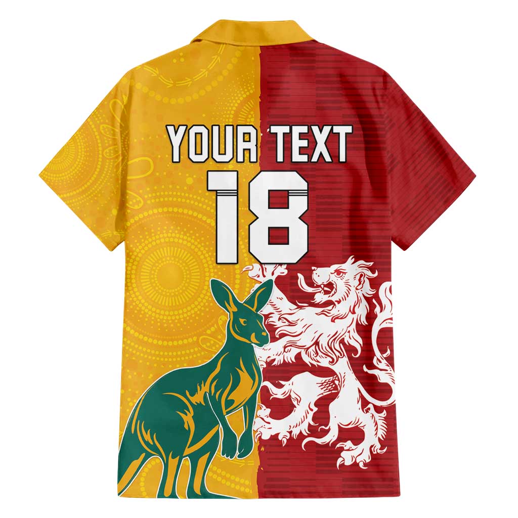 Custom British Lions Australia Hawaiian Shirt Unique Style - Aussie Hoodie