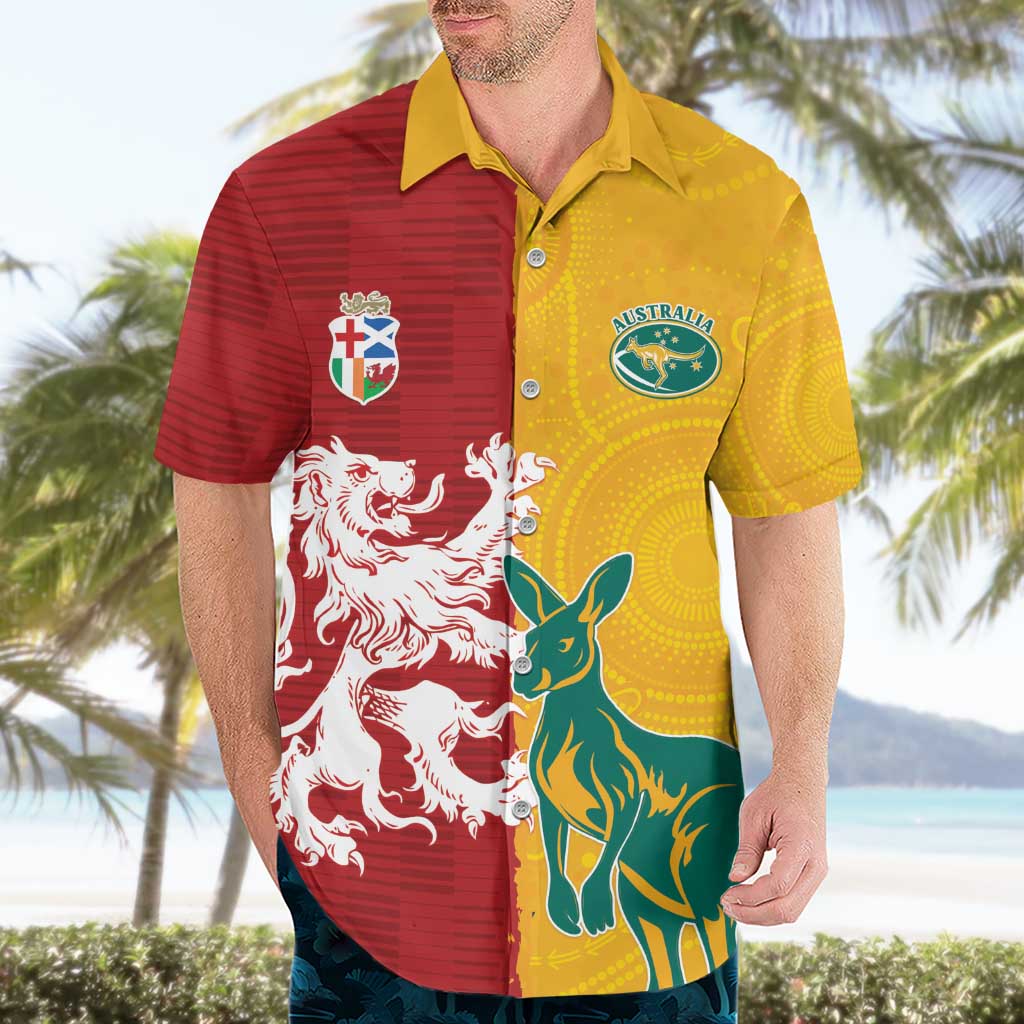 Custom British Lions Australia Hawaiian Shirt Unique Style - Aussie Hoodie