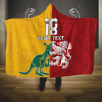Custom British Lions Australia Hooded Blanket Unique Style - Aussie Hoodie