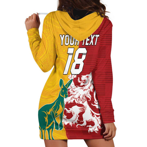 Custom British Lions Australia Hoodie Dress Unique Style - Aussie Hoodie