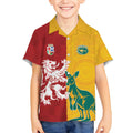 Custom British Lions Australia Kid Hawaiian Shirt Unique Style - Aussie Hoodie