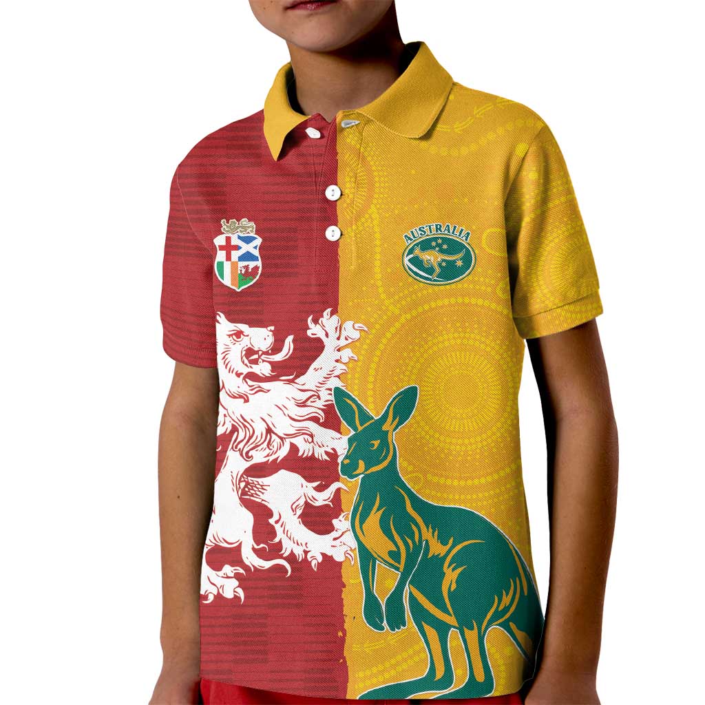 Custom British Lions Australia Kid Polo Shirt Unique Style - Aussie Hoodie