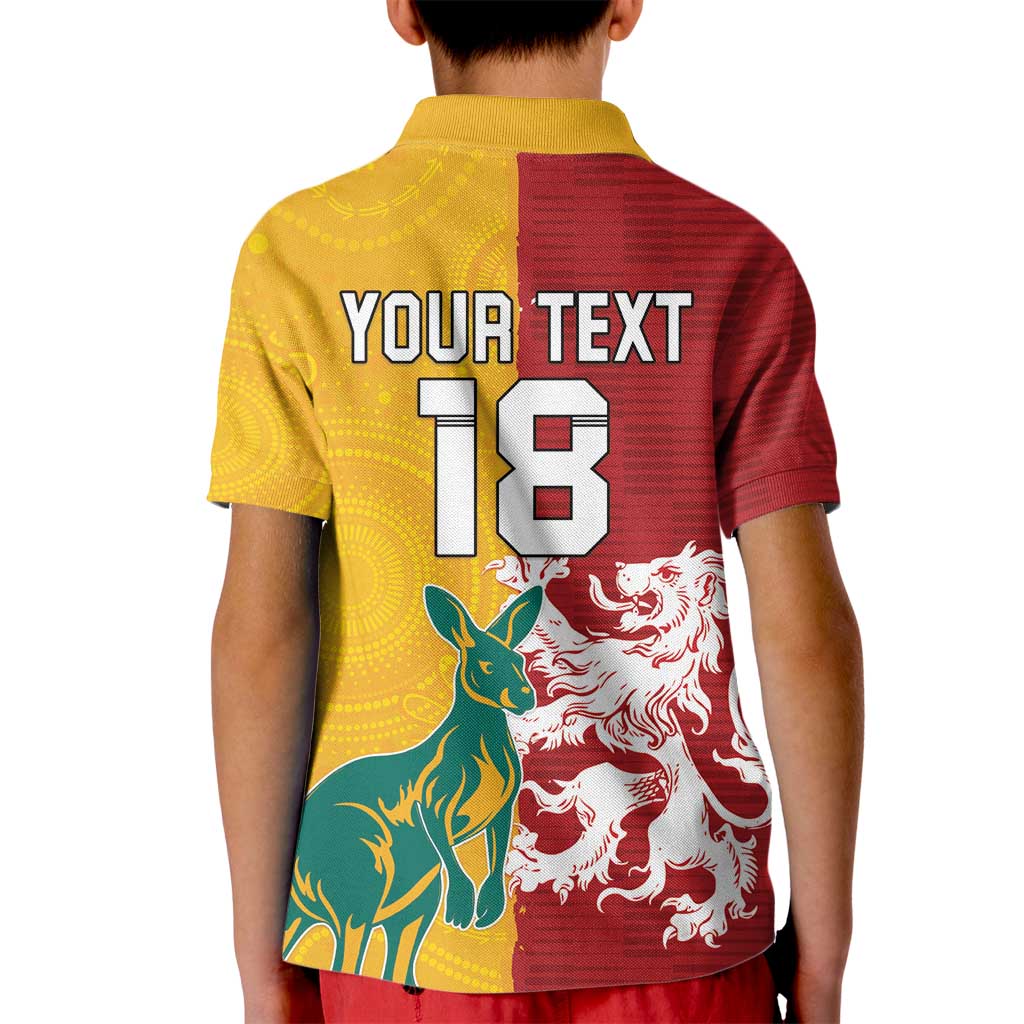 Custom British Lions Australia Kid Polo Shirt Unique Style - Aussie Hoodie