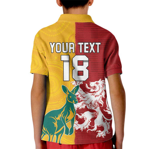 Custom British Lions Australia Kid Polo Shirt Unique Style - Aussie Hoodie