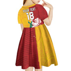Custom British Lions Australia Kid Short Sleeve Dress Unique Style - Aussie Hoodie