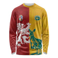 Custom British Lions Australia Long Sleeve Shirt Unique Style - Aussie Hoodie