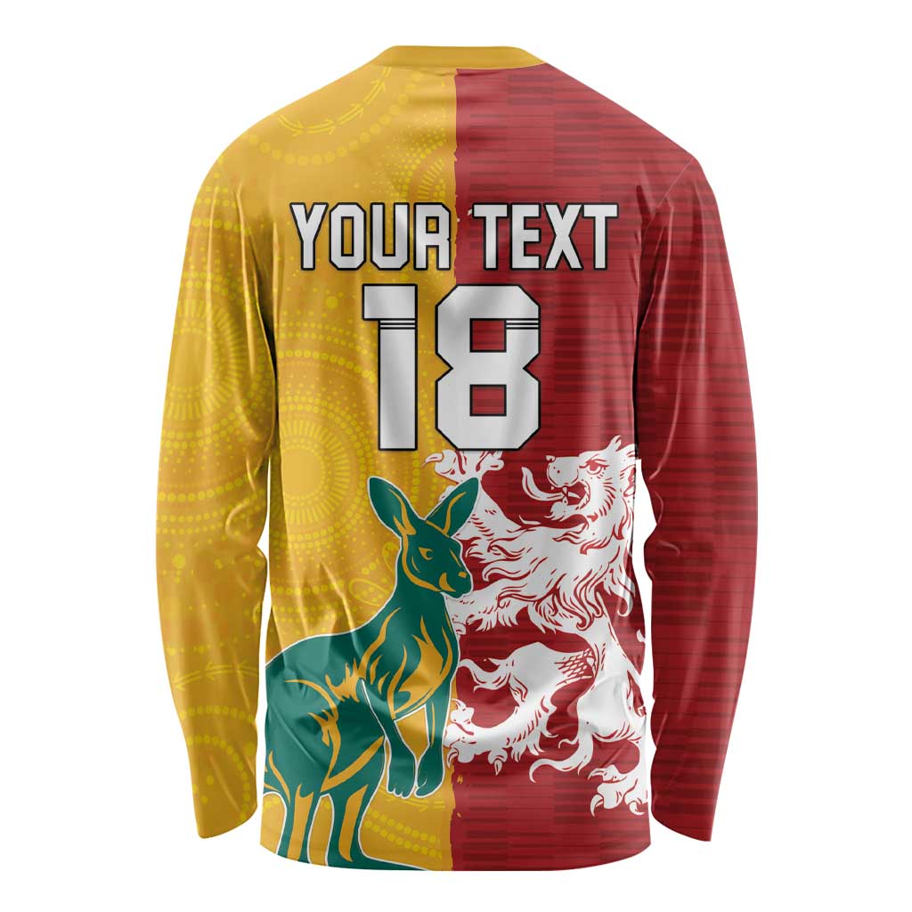 Custom British Lions Australia Long Sleeve Shirt Unique Style - Aussie Hoodie
