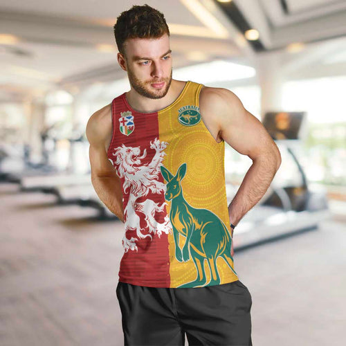 Custom British Lions Australia Men Tank Top Unique Style - Aussie Hoodie