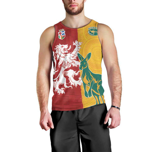 Custom British Lions Australia Men Tank Top Unique Style - Aussie Hoodie