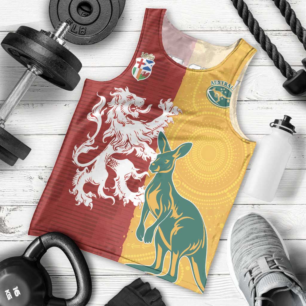 Custom British Lions Australia Men Tank Top Unique Style - Aussie Hoodie