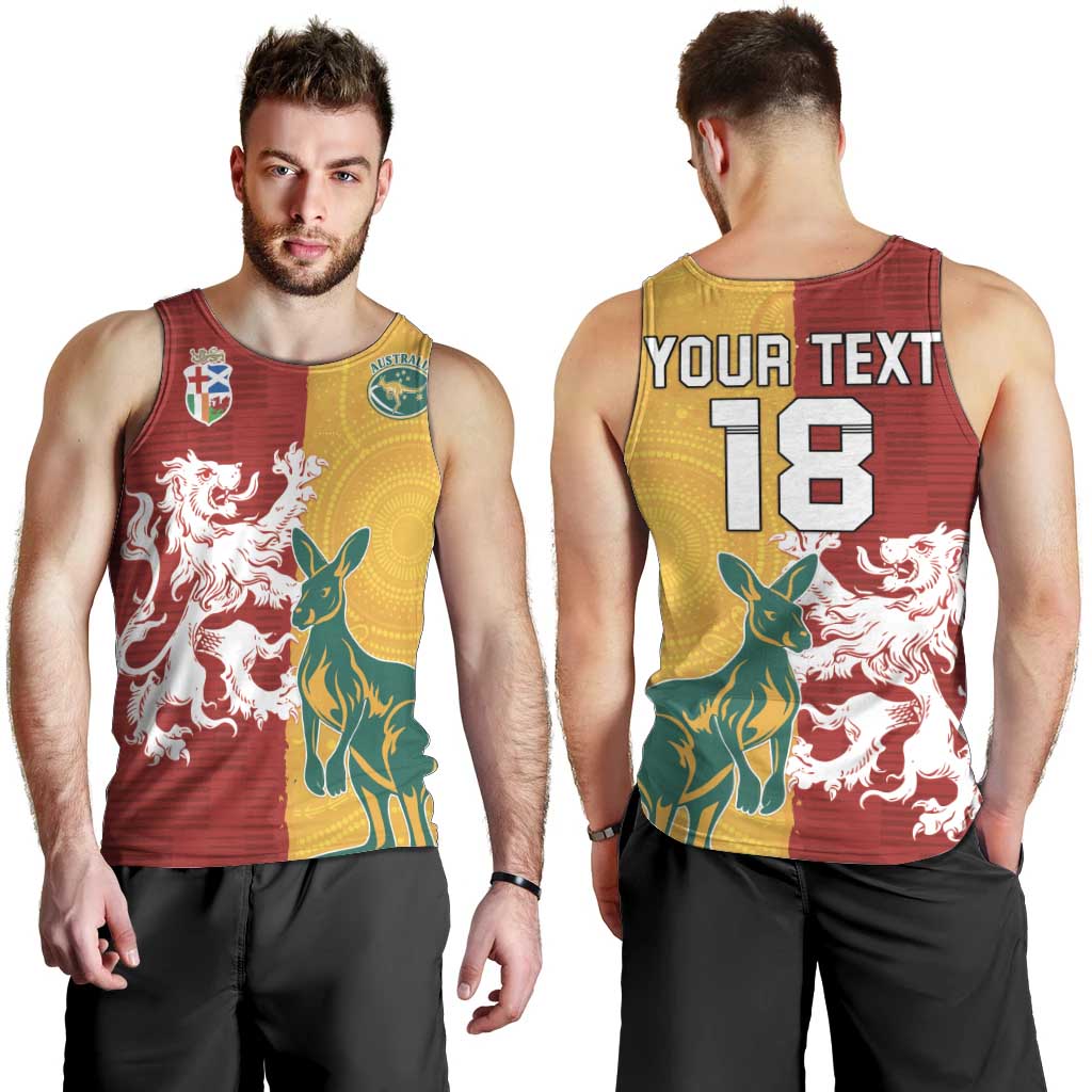 Custom British Lions Australia Men Tank Top Unique Style - Aussie Hoodie