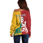 Custom British Lions Australia Off Shoulder Sweater Unique Style - Aussie Hoodie