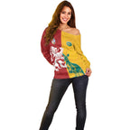 Custom British Lions Australia Off Shoulder Sweater Unique Style - Aussie Hoodie