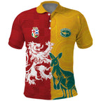 Custom British Lions Australia Polo Shirt Unique Style - Aussie Hoodie