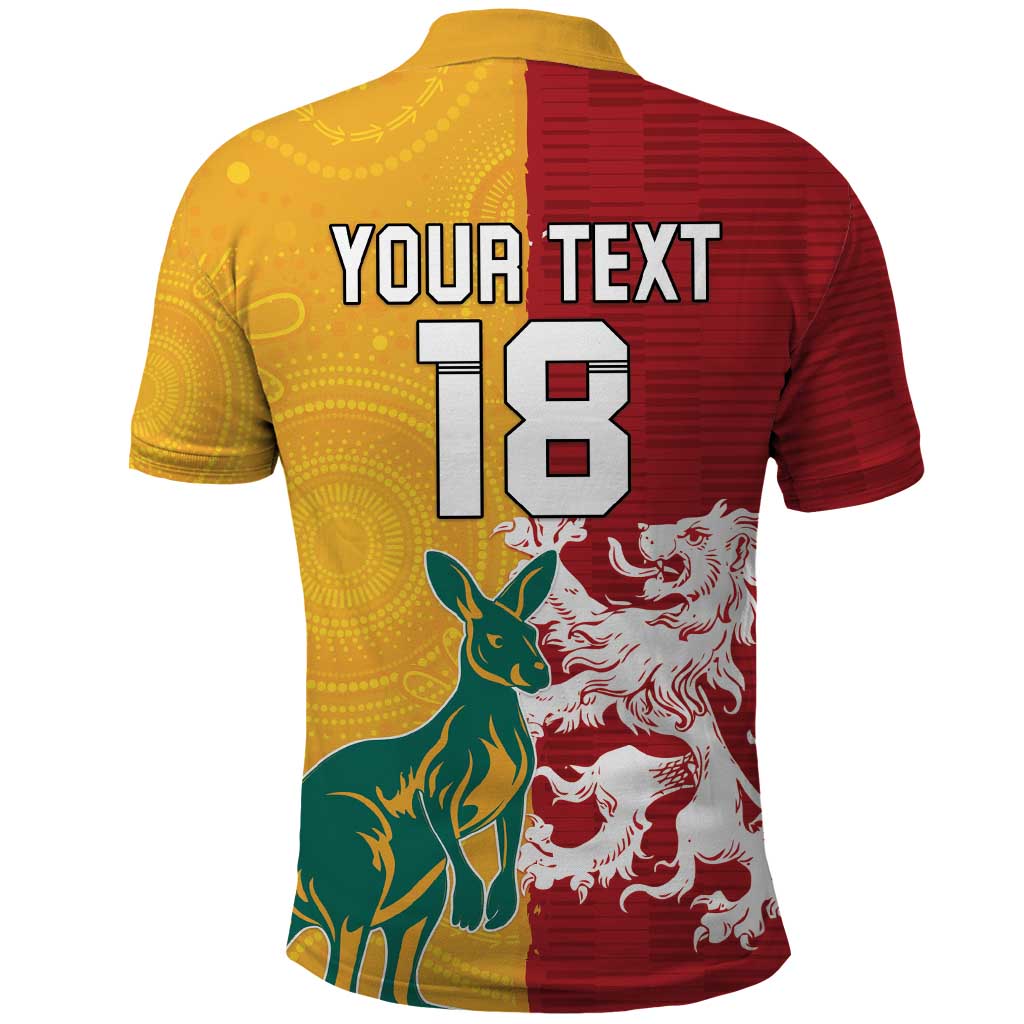 Custom British Lions Australia Polo Shirt Unique Style - Aussie Hoodie