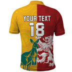 Custom British Lions Australia Polo Shirt Unique Style - Aussie Hoodie