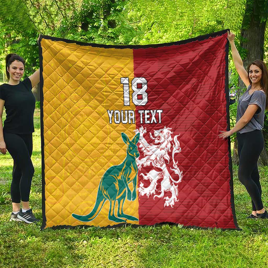 Custom British Lions Australia Quilt Unique Style - Aussie Hoodie