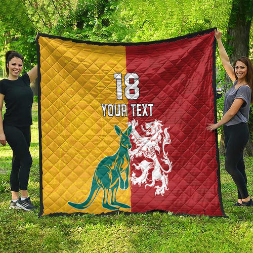 Custom British Lions Australia Quilt Unique Style - Aussie Hoodie